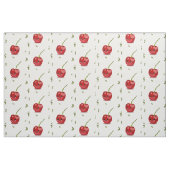 Rode kersen kawaii stof (Fat Quarter)