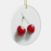 Rode kersen keramisch ornament (Rechts)