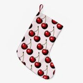 Rode Kersen Kerstensok Kleine Kerstsok (Voorkant (Hangend))