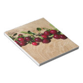 rode kersen notitieblok (Schuin)