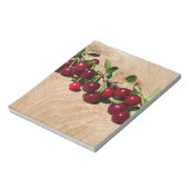 rode kersen notitieblok (Linkerzijde)