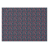 Rode kersen op donkerblauw tafelkleed (Voorkant (Horizontaal))