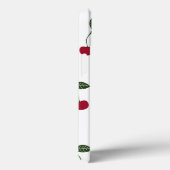 Rode Kersen Patroon Gepersonaliseerde iPad Case (Achterkant / Rechts)