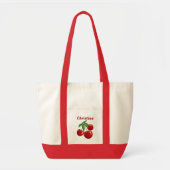 Rode Kersen Persoonlijk Gemaakt Tote Bag (Voorkant)