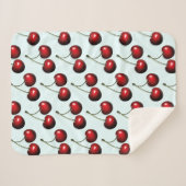 Rode Kersen Sherpa Deken (Voorkant (horizontaal))