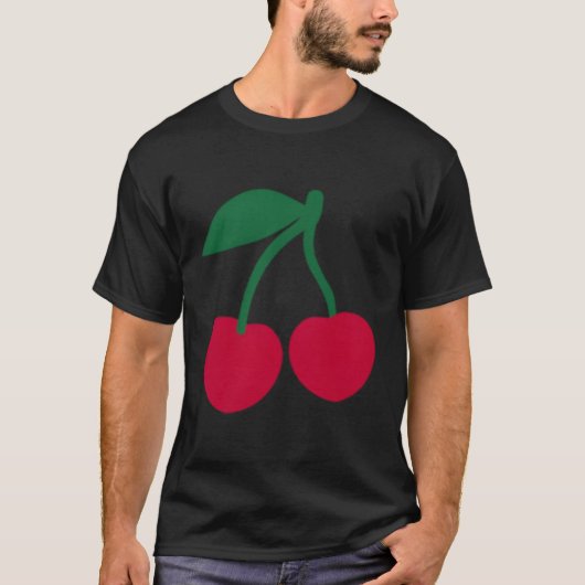 Rode kersen t-shirt (Voorkant)