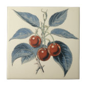 Rode kersen tegeltje (Voorkant)