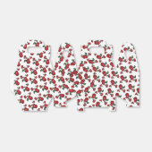 Rode Kersen Verjaardagsfeestje Favor Bedankdoosjes (Uitgevouwen)