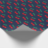 Rode kersen voor de zeemacht en de Rode Kute Summe Cadeaupapier (Hoek)