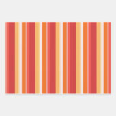 Rode Kersenbloesem Bloomscape en Stripes Inpakpapier Vel (Voorkant 2)