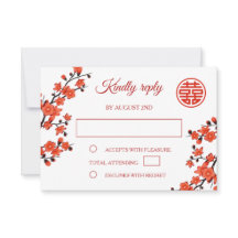 Rode Kersenbloesem Chinese bruiloft