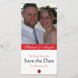 Rode Kersenbloesem Sakura Bewaar de Datum Save The Date