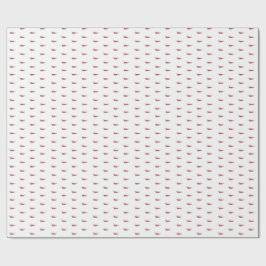 Rode kersengarnaal RCS  Cadeaupapier
