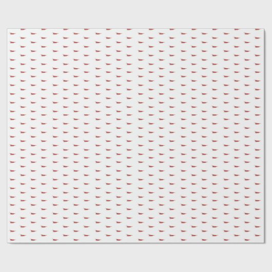 Rode kersengarnaal RCS Cadeaupapier (Vlak)