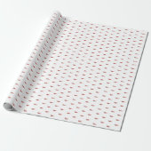 Rode kersengarnaal RCS Cadeaupapier (Uitgerold)