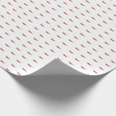 Rode kersengarnaal RCS Cadeaupapier (Hoek)