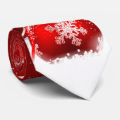 Rode kerst aanpassen stropdas (Opgerold)