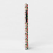 Rode Kerst Bloemige Moderne Familie foto Case-Mate iPhone Case (Achterkant/links)