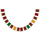 Rode kerst Bunting Flags – Classic Holiday Vlaggetjes (Alle)