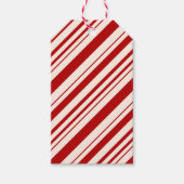 Rode kerst cadeaulabel (Voorkant)