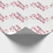  Rode Kerst Cadeaupapier (Hoek)