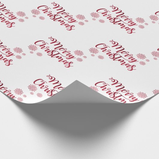  Rode Kerst Cadeaupapier (Hoek)