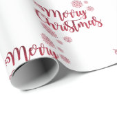  Rode Kerst Cadeaupapier (Rol Hoek)