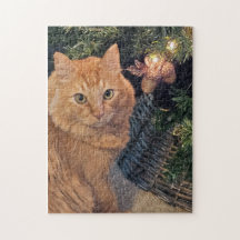 Rode Kerst Cozy Puzzel