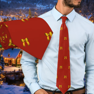 Rode Kerst Das Kleine Gouden Strikken Patroon