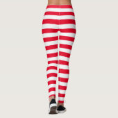 Rode kerst elf kostuum Leggings (Achterkant)