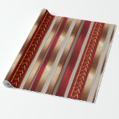 Rode Kerst Fa La Patroon#27 ID1009 Cadeaupapier (Uitgerold)