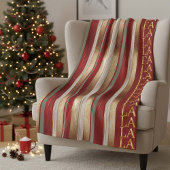 Rode Kerst Fa La Patroon#27 ID1009 Fleece Deken