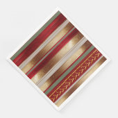 Rode Kerst Fa La Patroon#27 ID1009 Servet (Hoek)