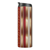 Rode Kerst Fa La Patroon#27 ID1009 Thermosbeker (Geroteerd rechts)