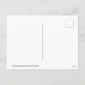 Rode Kerst Flamingo briefkaart (Achterkant)