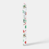 Rode Kerst Flamingo Multi iPhone 15 Case (Linkerkant)
