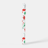 Rode Kerst Flamingo Multi iPhone 15 Case (Rechterkant)