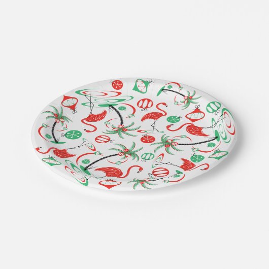 Rode Kerst Flamingo Multi papier bord (Gekanteld)