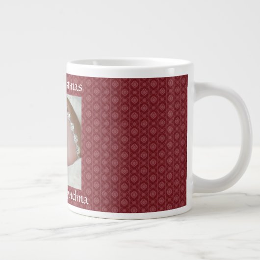 Rode Kerst Foto Mok (Rechts)