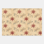 rode kerst inpakpapier vel (Voorkant 2)