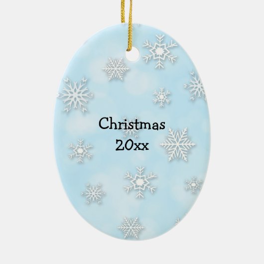  rode kerst keramisch ornament (Achterkant)