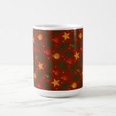 Rode Kerst Koffie Mok – Classic Holiday Gift (Center)