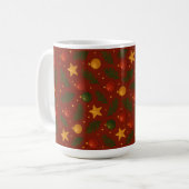 Rode Kerst Koffie Mok – Classic Holiday Gift (Voorkant links)