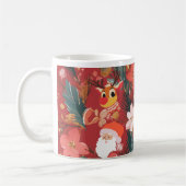 Rode Kerst mok ontwerp (Links)