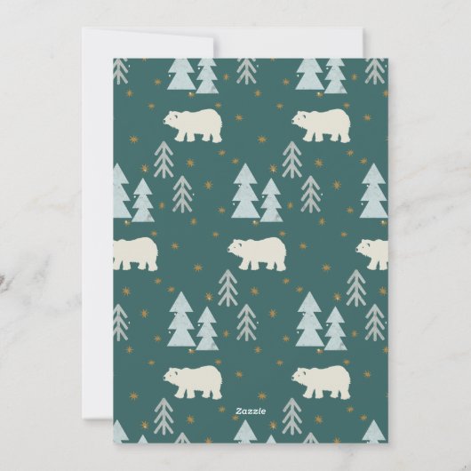 Rode Kerst Mok & Robin Kerst Vakantie Kaart (Achterkant)