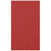 Rode Kerst Nordic Folk sneeuwvlok patroon Tafelkleed (Voorkant)