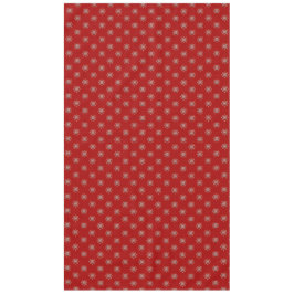 Rode Kerst Nordic Folk sneeuwvlok patroon Tafelkleed