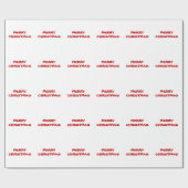 Rode kerst op de hele achtergrond cadeaupapier (Vlak)