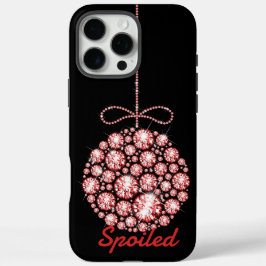 Rode Kerst Ornament iPhone 16 Pro Max Hoesje