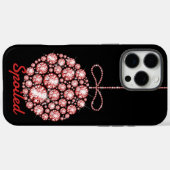 Rode Kerst Ornament iPhone 16 Pro Max Hoesje (Achterkant (horizontaal))